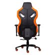 Scaun gaming Inaza Predator negru cu portocaliu