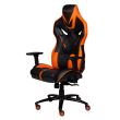 Scaun gaming Inaza Predator negru cu portocaliu