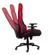 Scaun gaming Inaza Predator negru cu rosu