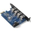 Adaptor PCI-express Orico PVU3-4P 4 Port-uri USB 3.0 PCI-Express Card