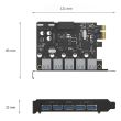 Adaptor PCI-express Orico PVU3-5O2I 5 Port-uri USB 3.0 PCI-Express Card