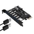 Adaptor PCI-Express Orico PVU3-7U 7 Port USB 3.0
