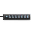HUB USB Orico PW7U-U3 7port-uri USB 3.0 15cm negru