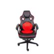 Scaun gaming Inaza Python negru cu rosu