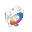 Cooler procesor Deepcool AG400 alb iluminare aRGB