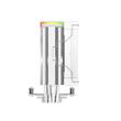 Cooler procesor Deepcool AK400 Digital alb iluminare aRGB si display