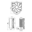 Cooler procesor Deepcool AS500 iluminare RGB