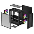 Carcasa Deepcool CC360 neagra iluminare aRGB