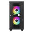 Carcasa Deepcool CC360 neagra iluminare aRGB