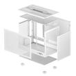 Carcasa Deepcool CH160 alba