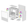 Carcasa Deepcool CH360 aRGB alba