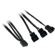 Set 3 ventilatoare Inter-Tech Argus RS-04 120mm si banda LED iluminare RGB