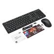Kit tastatura si mouse wireless Redragon S107 Gaming Essentials KS iluminare RGB
