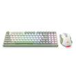Kit tastatura mecanica si mouse Redragon Ultimate Gaming Rig albe iluminare RGB