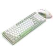 Kit tastatura mecanica si mouse Redragon Ultimate Gaming Rig albe iluminare RGB