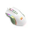 Kit tastatura mecanica si mouse Redragon Ultimate Gaming Rig albe iluminare RGB