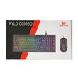 Kit tastatura si mouse Redragon S141 negru iluminare RGB