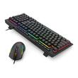 Kit tastatura si mouse Redragon S141 negru iluminare RGB