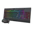 Kit tastatura si mouse Redragon S151 Gaming Essentials negru iluminare RGB