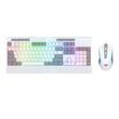 Kit tastatura si mouse Redragon S151 Gaming Essentials alb iluminare RGB