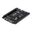 Adaptor Orico S22TM2 M.2 – SATA negru, 1x slot M.2
