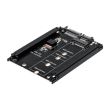 Adaptor Orico S22TM2 M.2 – SATA negru, 1x slot M.2