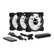 Set 3 ventilatoare Aerocool Saturn 12F 120mm aRGB Pro