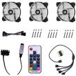Ventilator ID-Cooling SF-12025 RGB set 3 ventilatoare