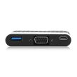 Adaptor SSK SHU-C025 USB 3.0 Type-C catre VGA/USB Type-C/USB Type-A