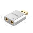 Placa de sunet Orico SK02 argintie