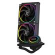 Cooler procesor cu lichid cu display ID-Cooling SL240 negru iluminare aRGB
