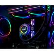 Cooler procesor cu lichid cu display ID-Cooling SL240 alb iluminare aRGB