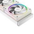 Cooler procesor cu lichid cu display ID-Cooling SL240 alb iluminare aRGB