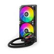 Cooler procesor cu lichid cu display ID-Cooling SL240 XE negru iluminare aRGB