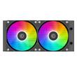 Cooler procesor cu lichid cu display ID-Cooling SL240 XE negru iluminare aRGB