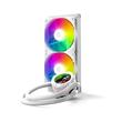 Cooler procesor cu lichid cu display ID-Cooling SL240 XE alb iluminare aRGB