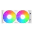 Cooler procesor cu lichid cu display ID-Cooling SL240 XE alb iluminare aRGB