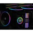 Cooler procesor cu lichid cu display ID-Cooling SL360 negru iluminare aRGB