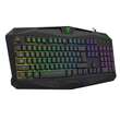 Tastatura gaming T-Dagger Tanker neagra iluminare rainbow