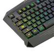 Tastatura gaming T-Dagger Tanker neagra iluminare rainbow