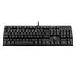 Tastatura gaming mecanica T-Dagger Escort neaga iluminare alba switch-uri rosii