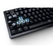 Tastatura gaming mecanica T-Dagger Bermuda neagra iluminare Ice-Blue switch-uri albastre