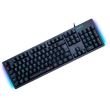 Tastatura gaming mecanica T-Dagger Bermuda neagra iluminare Ice-Blue switch-uri albastre