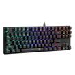 Tastatura mecanica T-Dagger Bora neagra iluminare Rainbow