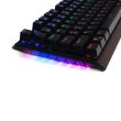 Tastatura mecanica T-Dagger Pavones neagra iluminare rainbow