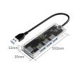 HUB USB Orico TA1U3-4A 4 port-uri USB 3.0 transparent