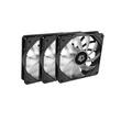 Set 3 ventilatoare ID-Cooling TF-12025 Pro 120mm negru iluminare aRGB