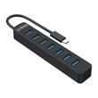 HUB USB Orico TWC3-7A 7 port-uri USB 3.0 negru