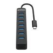 HUB USB Orico TWC3-7A 7 port-uri USB 3.0 negru