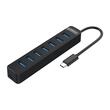 HUB USB Orico TWC3-7A 7 port-uri USB 3.0 negru
